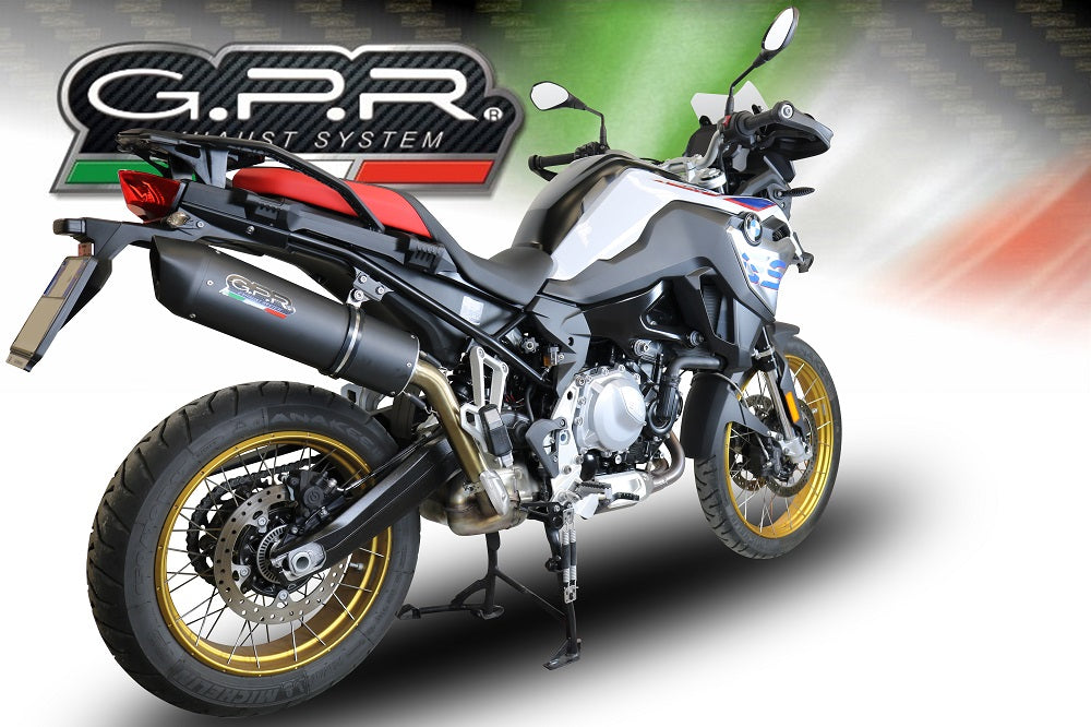 BMW F800 Gs 2024-2025 Exhaust GPR Furore Evo4 Nero Slip-On