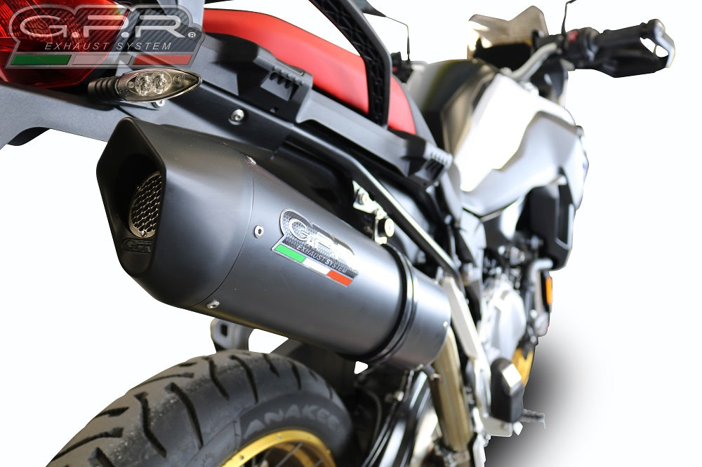 BMW F900Gs Adventure 2024-2025 Exhaust GPR Furore Evo4 Nero Slip-On
