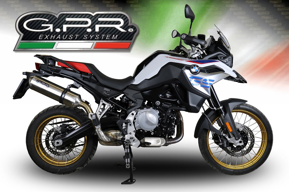 BMW F850GS - Adventure 2018-2020 Exhaust GPR Satinox Slip-On