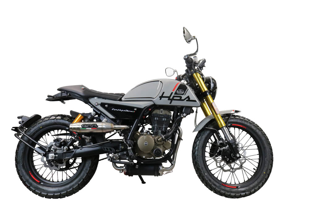 F.B. Mondial Hps 125 2021-2023 Exhaust GPR Deeptone Inox Full System