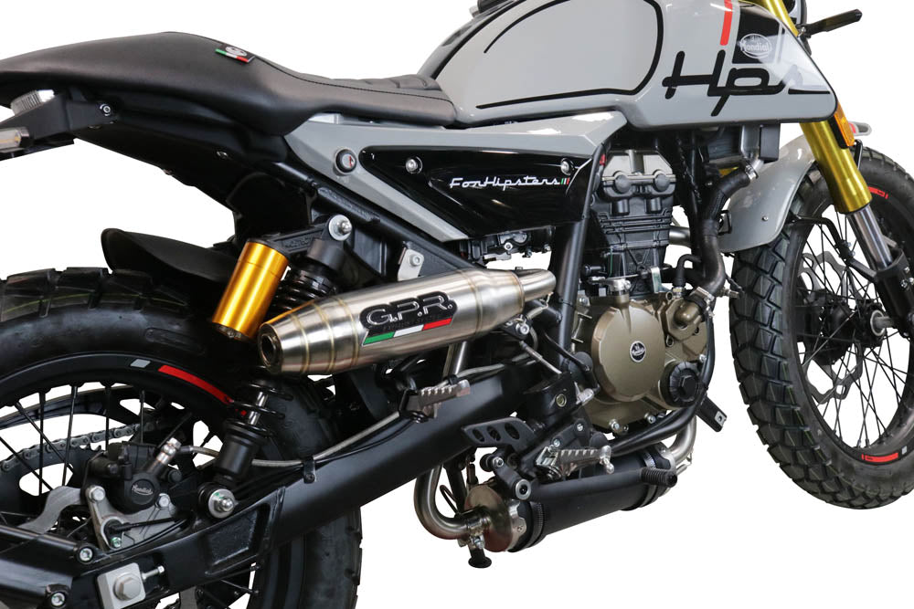 F.B. Mondial Hps 125 2021-2023 Exhaust GPR Deeptone Inox Full System