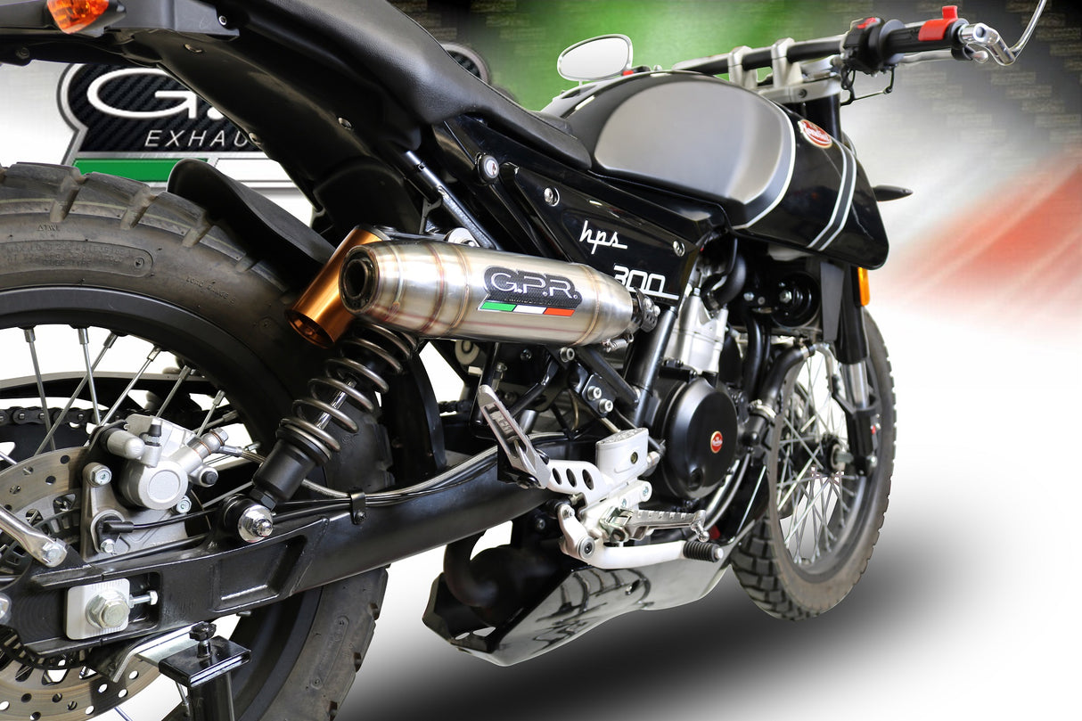 Escape GPR Deeptone Inox Slip-On para FB Mondial Hps 300 2021-2022