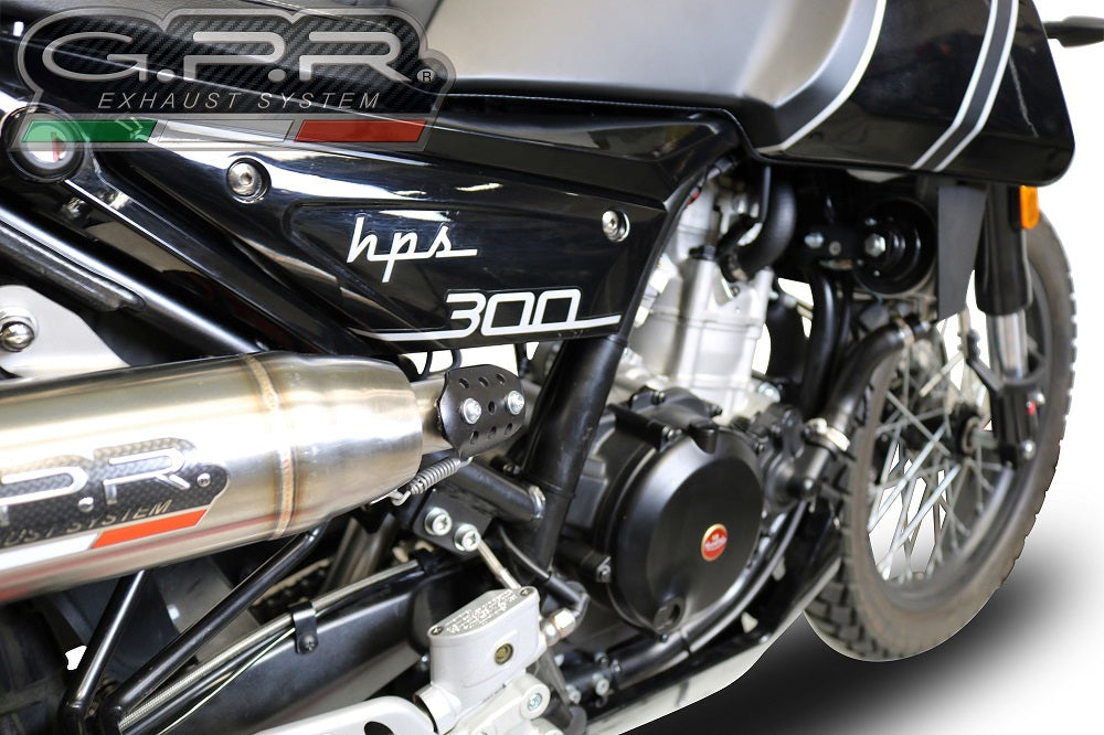 Escape GPR Deeptone Inox Slip-On para FB Mondial Hps 300 2018-2021