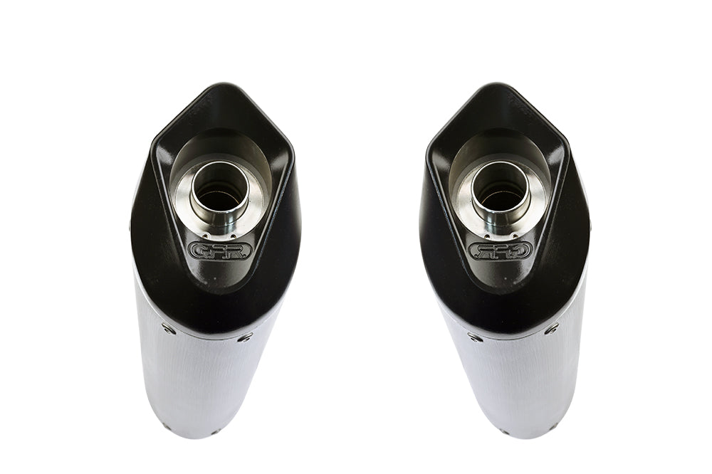 Kawasaki Z1000 2007-2009 Exhaust GPR Furore Nero Dual Slip On Race
