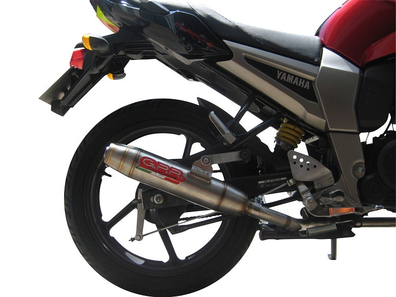 Yamaha FZ 16 Byson 160 2010-2010 Exhaust GPR Deeptone Inox Full System Race