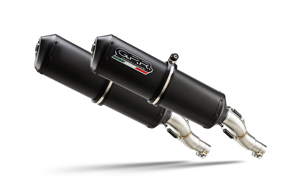 Yamaha Bulldog 1100 2002-2007 Exhaust GPR Ghisa Dual Slip On Race