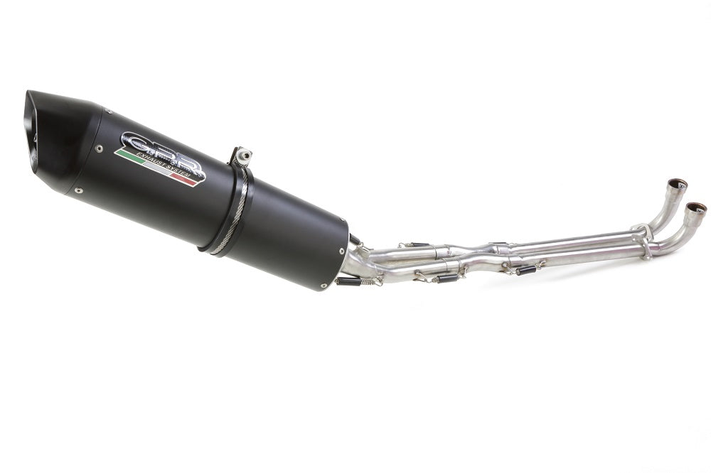 Yamaha TMax 500 2001-2011 Exhaust GPR Furore Nero Full System - photo 5