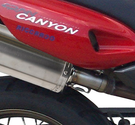 Cagiva Navigator 1000 2000-2005 Exhaust GPR Furore Nero Dual Slip On