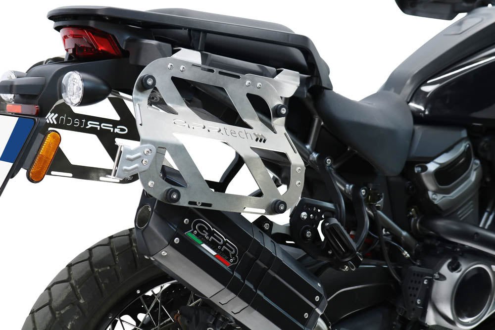 Harley Davidson Pan America 1250 2020-2024 Side Cases 38 Liters + 32 Liters GPR TECH Black Aluminum - photo 4
