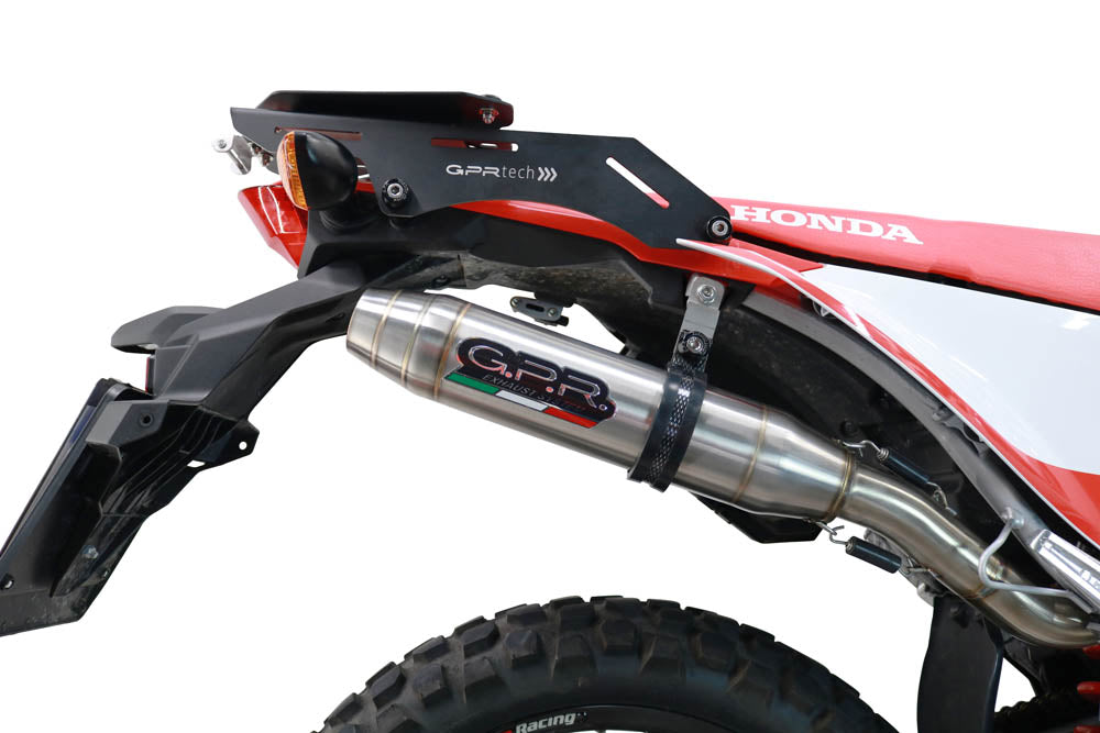 Escape GPR Deeptone Inox Slip-On para Honda CRF 300L CRF 300 Rally 2021-2024