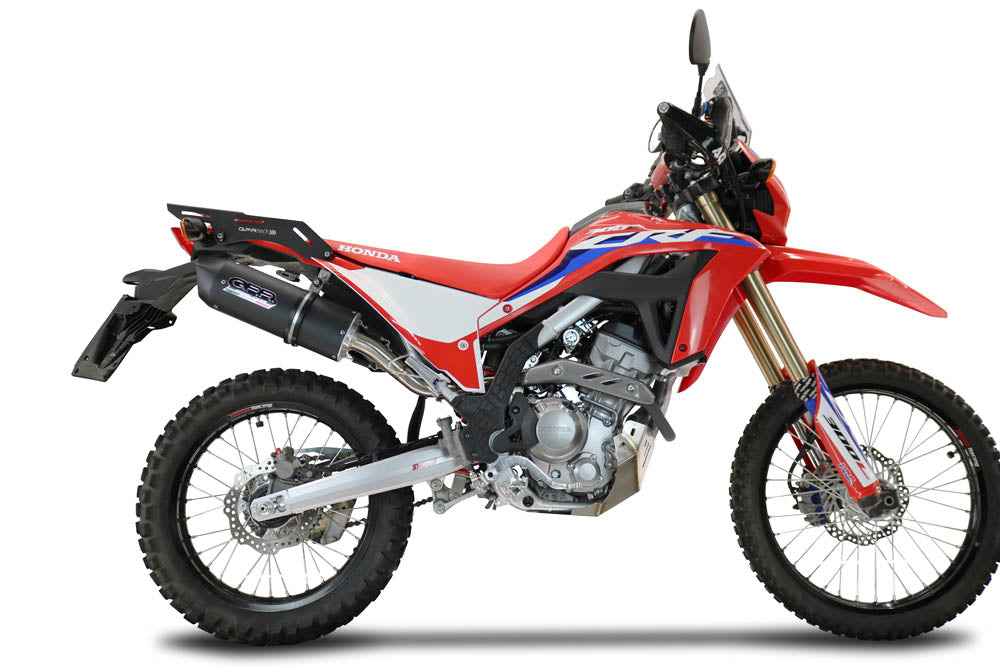 Honda Crf 300L Crf 300 Rally 2021-2024 Exhaust GPR Furore Nero Slip-On