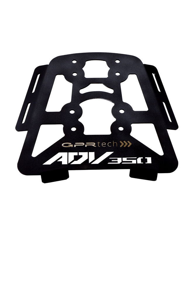 Placa de montaje para baúl superior Honda Adv 350 2022-2024 e5 (35 litros), GPR TECH, color negro titanio