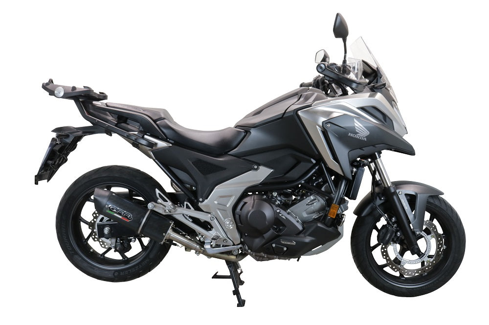 Escape GPR Furore Evo4 Poppy Slip-On para Honda NC750X NC750S DCT 2021-2023
