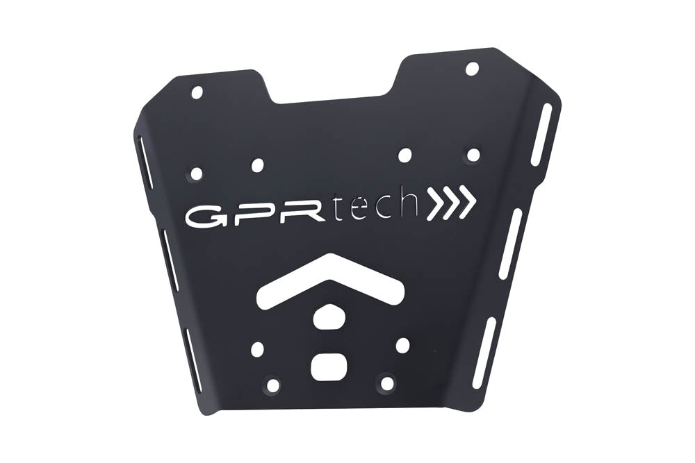 Honda X-Adv 750 2016-2020 e4 Top Case Mounting Plate 35 Liters - 55 Liters GPR TECH Black Titanium