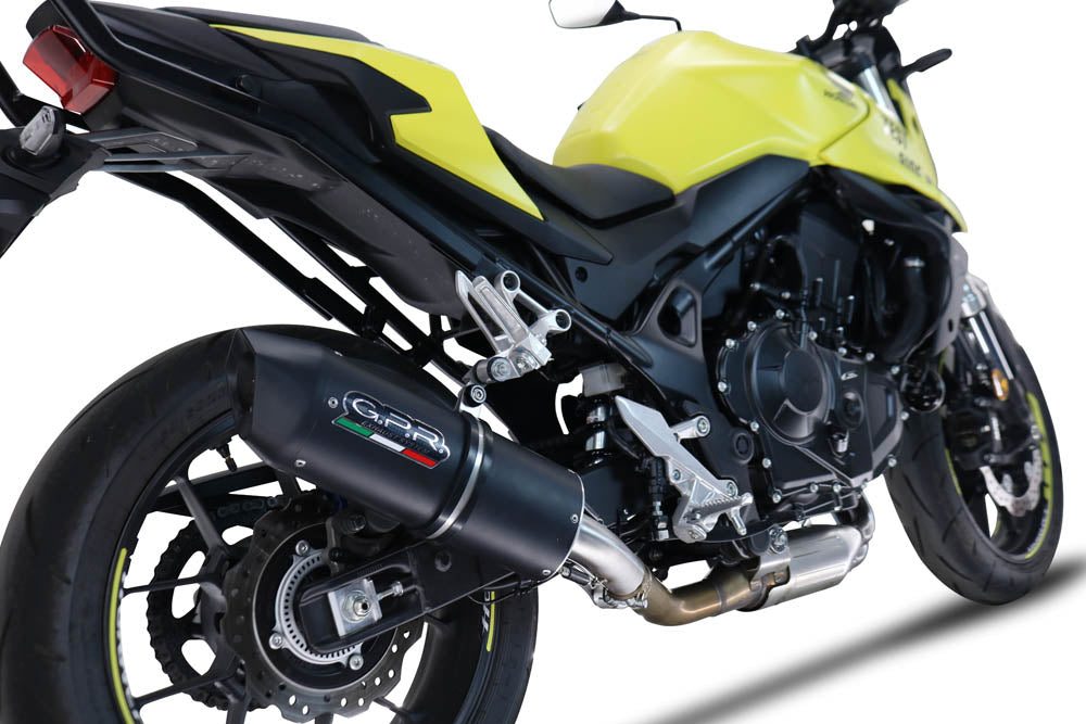 Escape GPR Furore Evo4 Nero Slip-On para Honda CB 750 Hornet 2023-2024