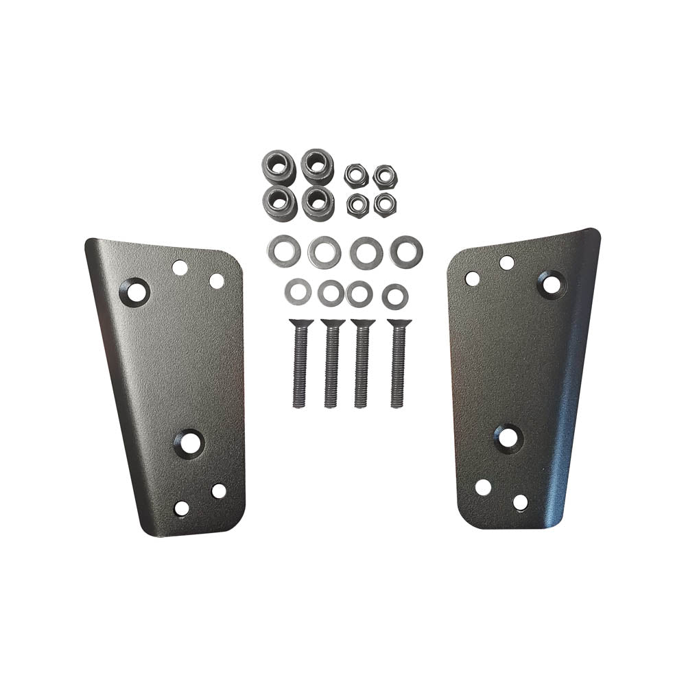 Placa de montaje para baúl superior Honda VFR1200X Crosstourer 1200 2017-2020 e4 (35-55 litros), aluminio negro GPR TECH