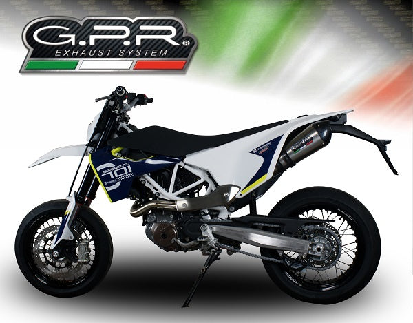 Husqvarna Supermoto 701 2021-2024 Exhaust GPR Grand Prix Evo Titanium Slip-On