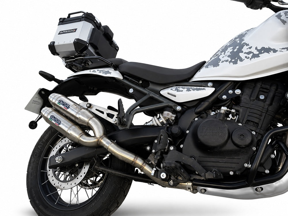 Escape GPR Deeptone Duplex Slip-On Doble para Royal Enfield Guerrilla 450 2024-2025