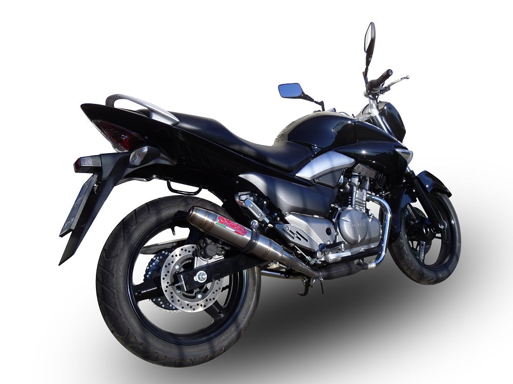 Escape Suzuki GW250F Inazuma 2012-2017 GPR Deeptone Inox Dual Slip On