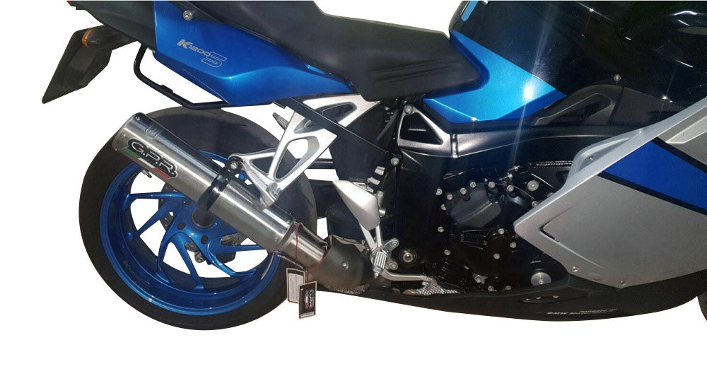 BMW K1200S K1200R 2004-2008 Exhaust GPR M3 Inox Slip-On