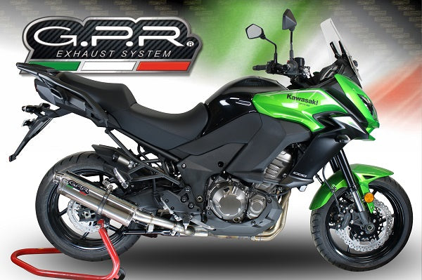 Kawasaki Versys 1000 2015-2016 Exhaust GPR Trioval Slip-On