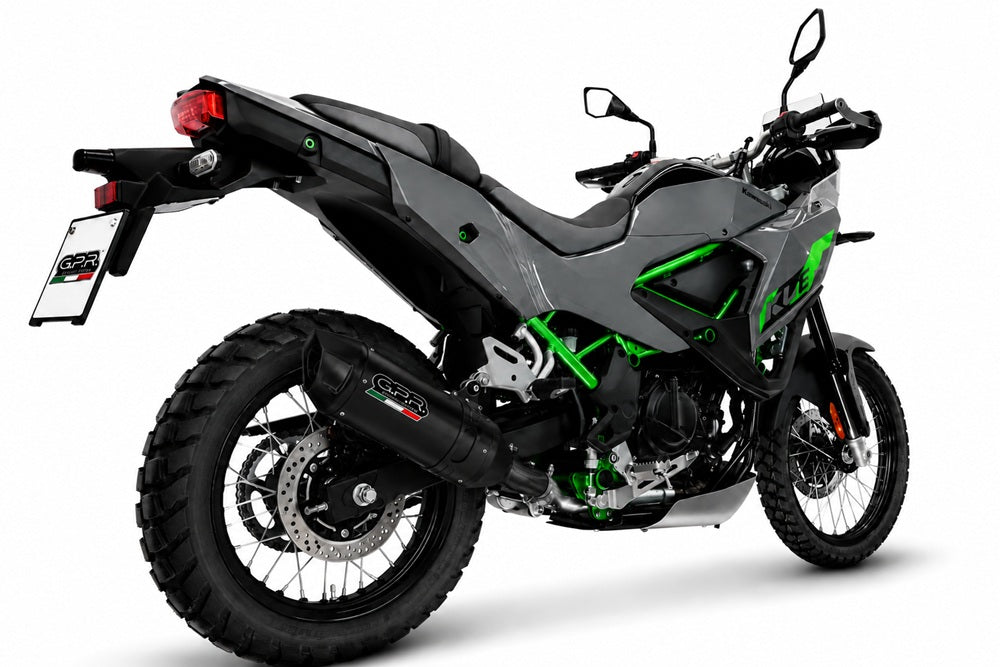 Kawasaki KLE 500 2026-2027 Exhaust GPR Furore-X Titanio Nero Slip-On - photo 4