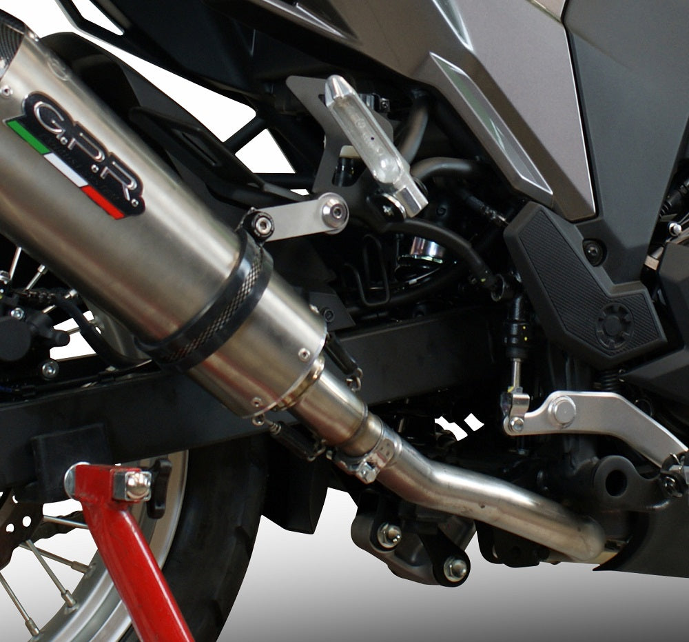 Kawasaki Versys X300 2022-2023 Exhaust GPR Furore Evo4 Nero Slip-On