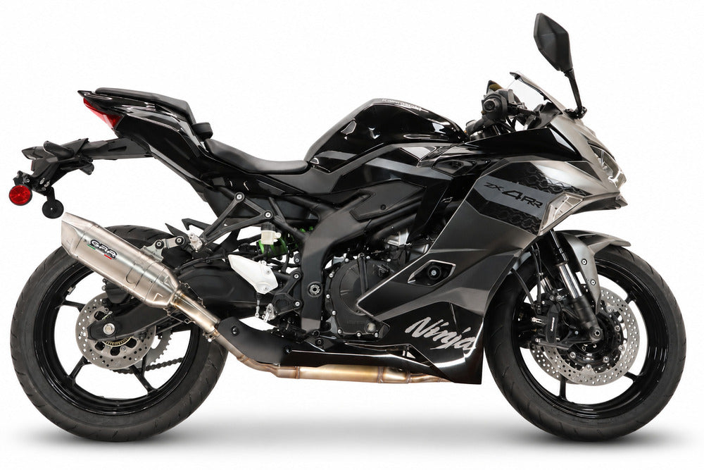 Kawasaki Ninja ZX-4R 2023-2026 Exhaust GPR Furore-X Acciaio Inox Slip-On - photo 4