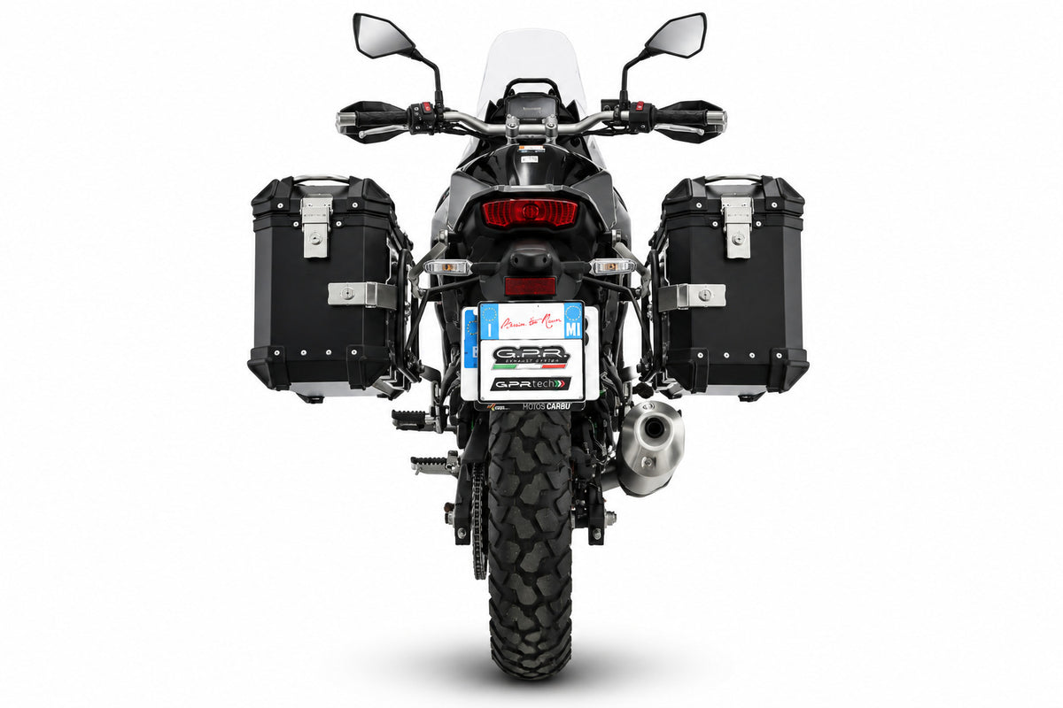 Kawasaki KLE 500 2026-2027 Side Cases 38 Liters + 38 Liters GPR TECH Silver Aluminum - photo 3