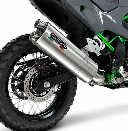 Kawasaki KLE 500 2026-2027 Exhaust GPR Dual Inox Slip-On - photo 10