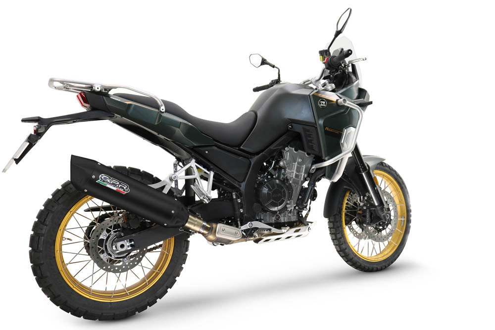 Kove 800X 2024-2026 Exhaust GPR Furore-X Titanio Nero Slip-On