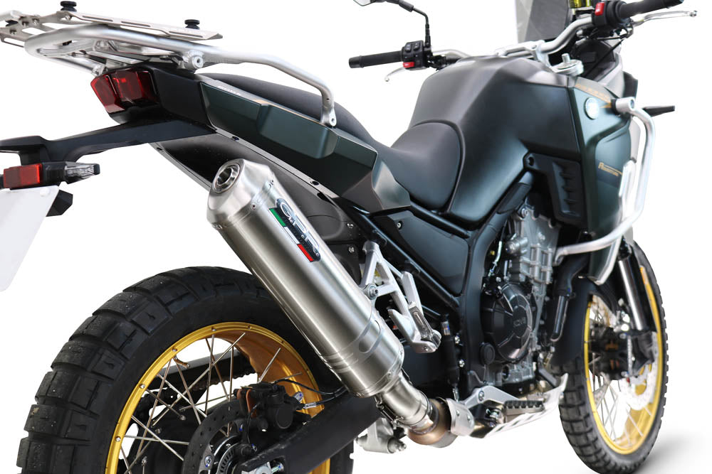 Kove 800X 2024-2026 Exhaust GPR Satinox Slip-On High Level