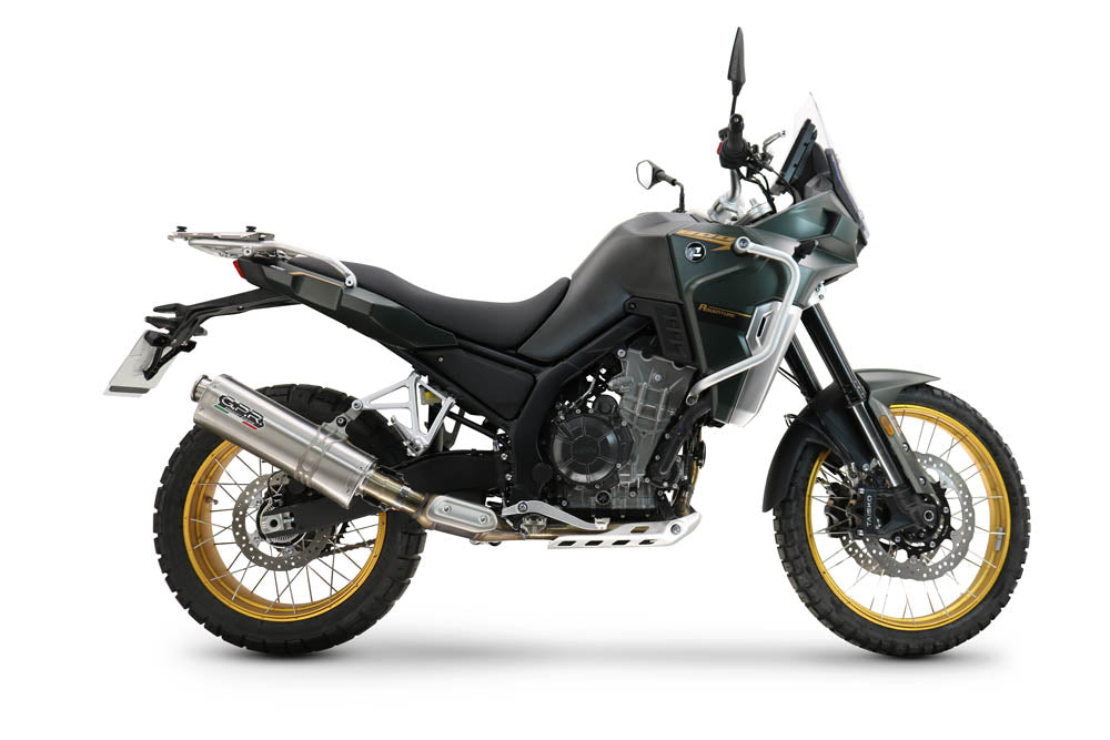 Kove 800X 2024-2026 Exhaust GPR Dune Triovale Titanio Slip-On