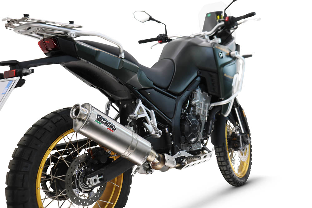 Kove 800X 2024-2026 Exhaust GPR Dune Triovale Titanio Slip-On
