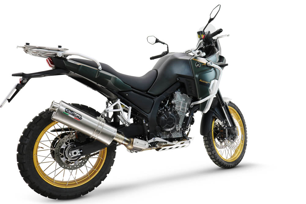 Kove 800X 2024-2026 Exhaust GPR Dune Triovale Titanio Slip-On