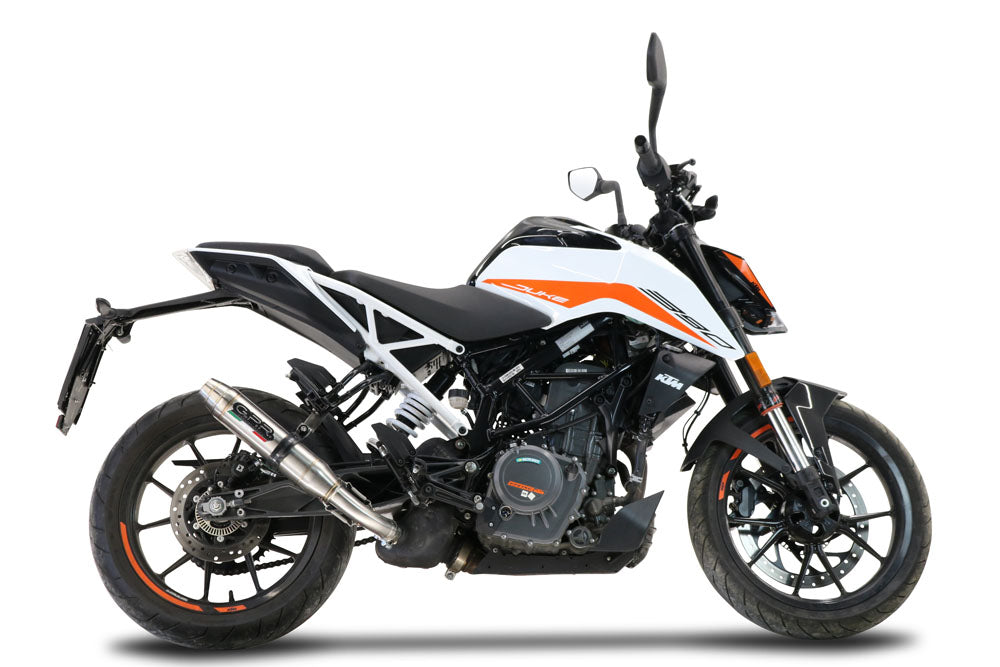KTM 390 DUKE 2021-2023 Exhaust GPR Deeptone Inox