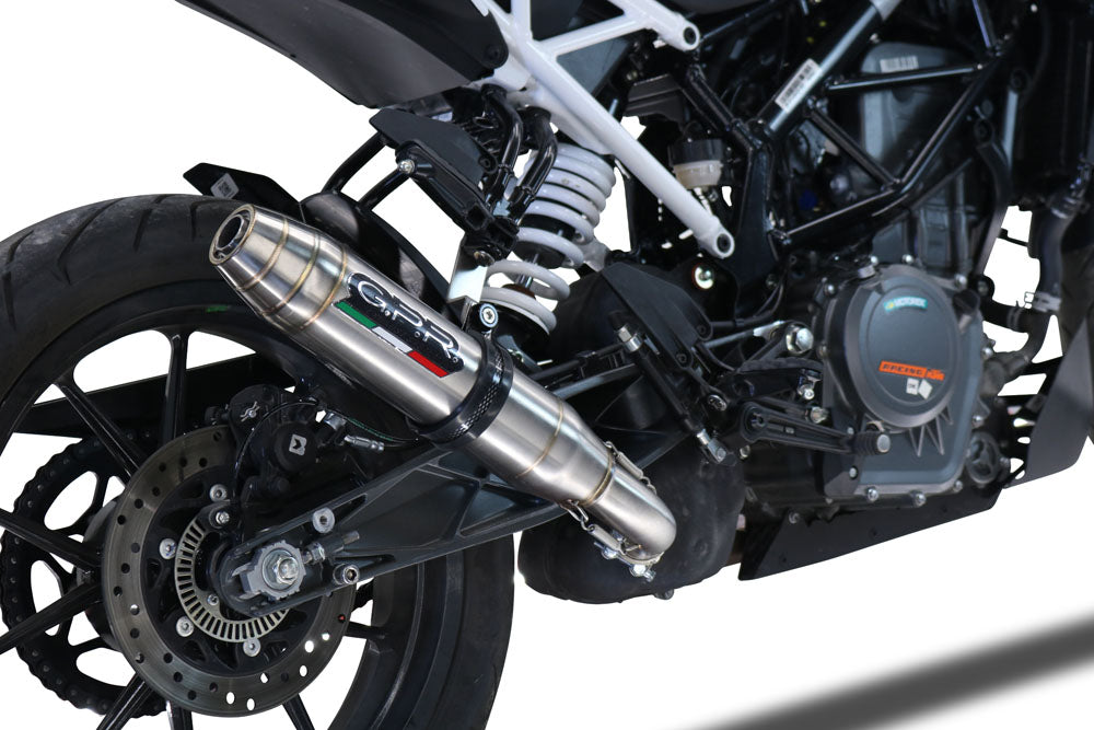KTM 390 DUKE 2021-2024 Exhaust GPR Deeptone Inox Slip-On Race