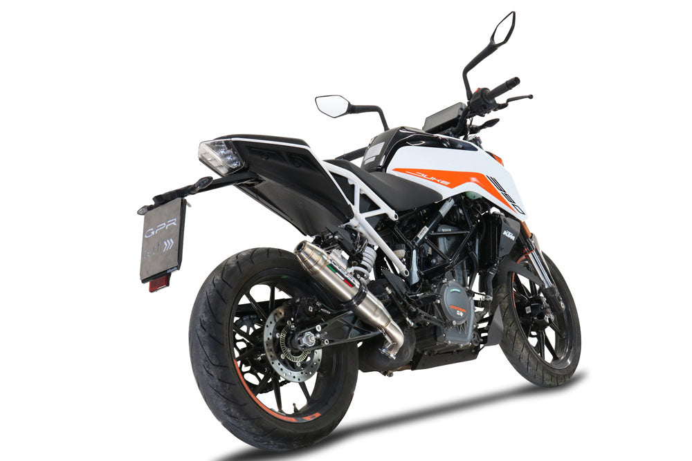 KTM 390 DUKE 2021-2024 Exhaust GPR Deeptone Inox Slip-On Race