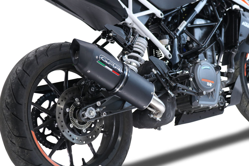 KTM 390 DUKE 2021-2024 Exhaust GPR Furore Nero Slip-On Race