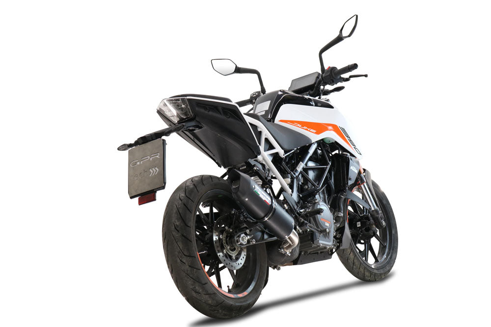 KTM 390 DUKE 2021-2024 Exhaust GPR Furore Nero Slip-On Race