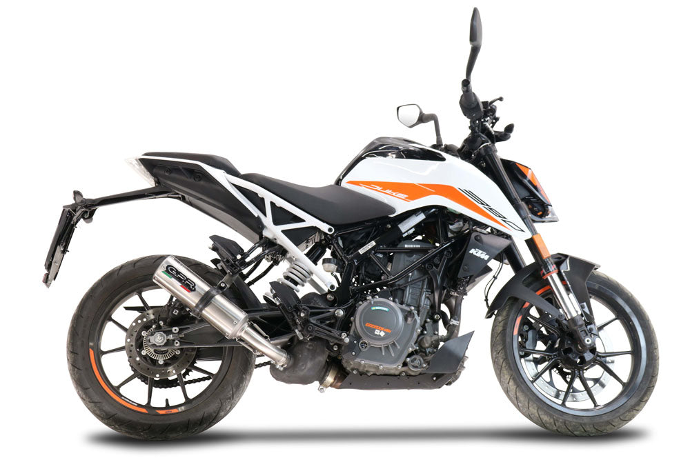 KTM 390 DUKE 2021-2024 Exhaust GPR M3 Inox Slip-On Race