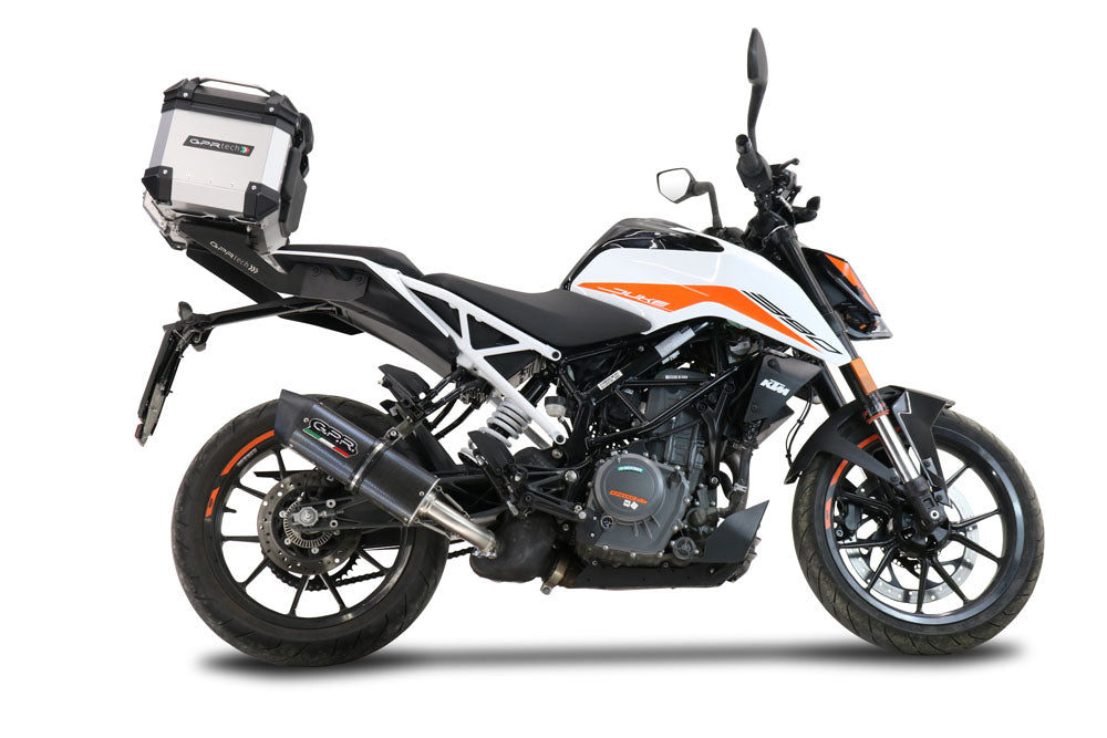 Ktm Duke 390 2021-2023 Top Case 26 Liters GPR TECH Silver Aluminum
