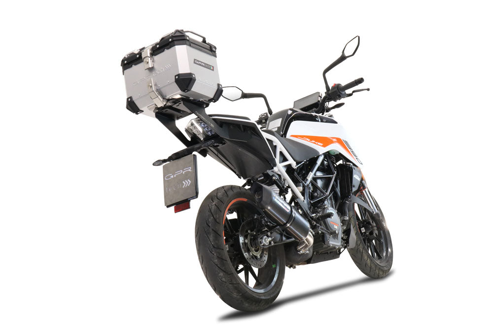 KTM Duke 250 2017-2020 Top Case 26 Liters GPR TECH Silver Aluminum