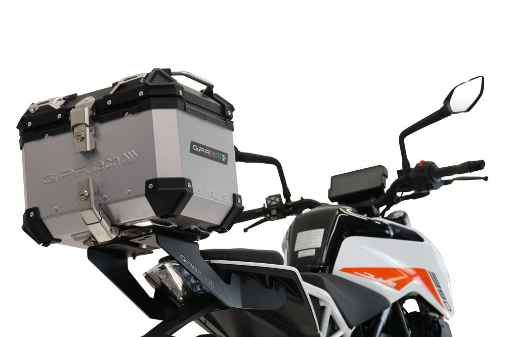 Ktm Duke 390 2017-2020 Top Case 45 Liters GPR TECH Silver Aluminum