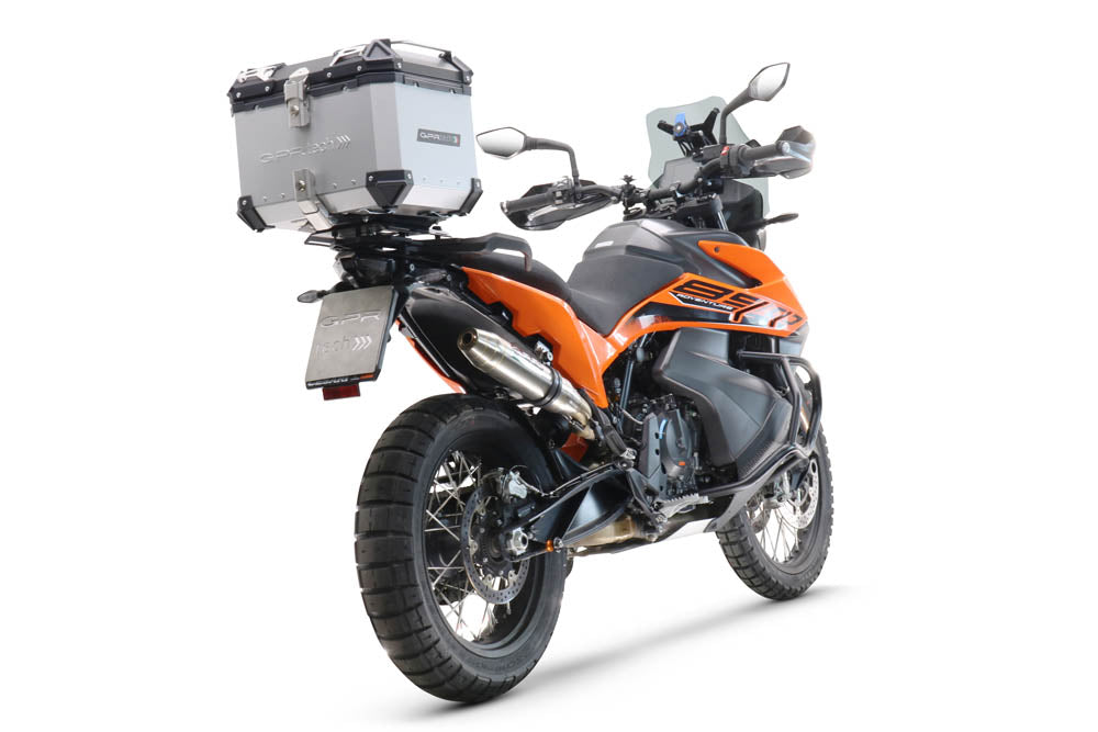 Ktm Adventure 790 2021-2024 Top Case 45 Liters GPR TECH Silver Aluminum
