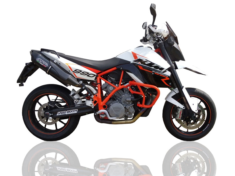 KTM 990 SMT SMR 2008-2012 Exhaust GPR Furore Nero Dual Bolt-On Race