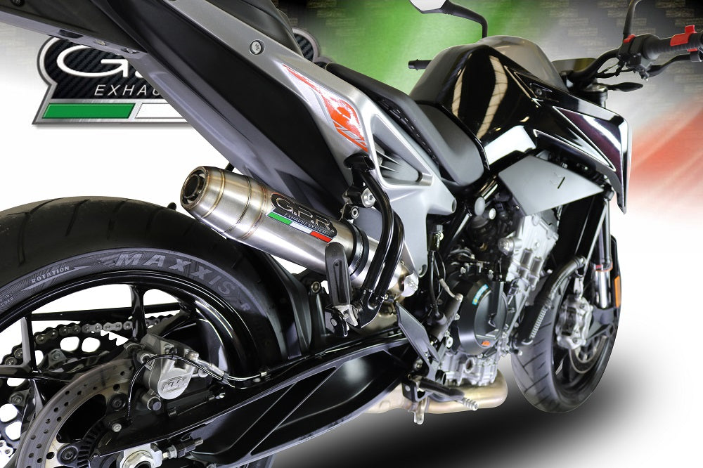 KTM 790 Duke 2021-2024 Exhaust GPR Deeptone Inox Slip-On Race
