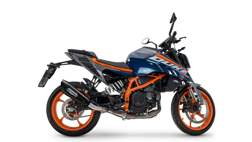 KTM 200 DUKE 2024-2025 Exhaust GPR GP-Revo Black Titanium Slip-On