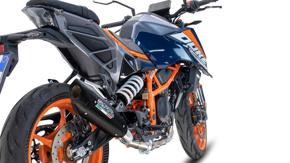 KTM 250 DUKE 2024-2025 Exhaust GPR GP-Revo Black Titanium Slip-On