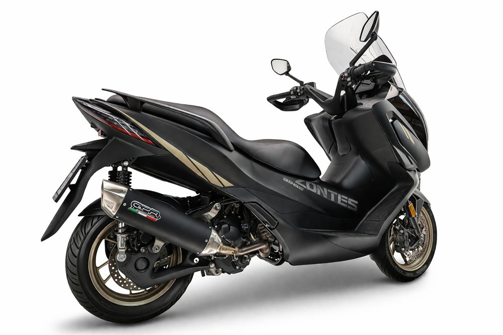 Zontes 365E 2024-2026 Exhaust GPR Furore-X Scooter Slip-On - photo 2